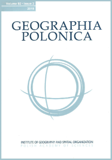 Geographia Polonica Vol. 92 No. 3 (2019)