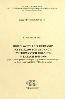 Zeszyty Instytutu Geografii i Przestrzennego Zagospodarowania PAN