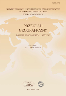 Przegląd Geograficzny T. 89 z. 4 (2017)