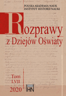 Rozprawy z Dziej&oacute;w Oświaty