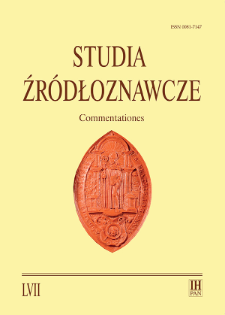 Wokabularz trydencki jako przykład leksykografii średniowiecznej