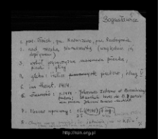 Bogusławice. Files of Sochocin district in the Middle Ages. Files of Historico-Geographical Dictionary of Masovia in the Middle Ages