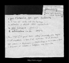 Kuchary Kr&oacute;lewskie. Files of Sochocin district in the Middle Ages. Files of Historico-Geographical Dictionary of Masovia in the Middle Ages