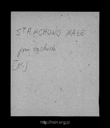 Strach&oacute;wko. Files of Sochocin district in the Middle Ages. Files of Historico-Geographical Dictionary of Masovia in the Middle Ages
