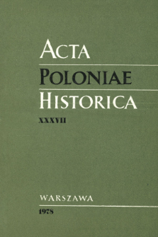 Acta Poloniae Historica. T. 37 (1978), Notes
