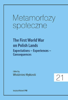 The Great War in Polish correspondence intercepted by Austro-Hungarian censorship: materials of Polish censorship groups from 1914-1918