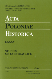 The Polish Provincial Gentry in 17th Century. People - Objects - Everyday Life