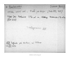 Zielonki. Kartoteka powiatu warszawskiego w średniowieczu. Kartoteka Słownika historyczno-geograficznego Mazowsza w średniowieczu