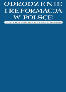 Przyczynek do dziejów zborów ewangelicko-reformowanych w Piaskach Luterskich (Wielkich) koło Lublina i Tursku Wielkim oraz kontaktów między Jednotami Małopolską i Litewską na przełomie XVIII i XIX wieku