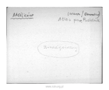 Malkow. Files of Warsaw district in the Middle Ages. Files of Historico-Geographical Dictionary of Masovia in the Middle Ages