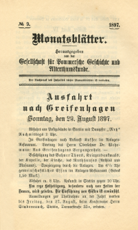 Monatsbl&auml;tter Jhrg. 11, H. 9 (1897)
