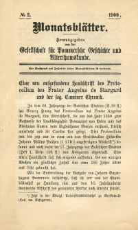 Monatsbl&auml;tter Jhrg. 14, H. 2 (1900)