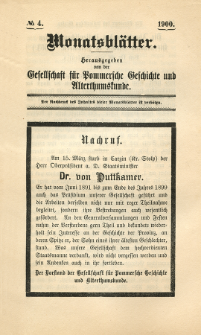 Monatsbl&auml;tter Jhrg. 14, H. 4 (1900)