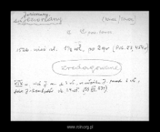 Jeziorzany. Files of Tarczyn disitrict in the Middle Ages. Files of Historico-Geographical Dictionary of Masovia in the Middle Ages