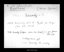 Rosoł&oacute;w. Files of Tarczyn disitrict in the Middle Ages. Files of Historico-Geographical Dictionary of Masovia in the Middle Ages