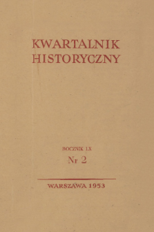 Z postępowych tradycji polskich ruchów narodowo-wyzwoleńczych