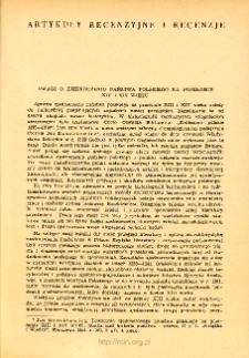 Uwagi o zjednoczeniu państwa polskiego na przełomie XIII i XIV wieku