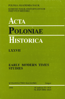 Criminality in Lw&oacute;w at the End of the 16th and in the 17th Century