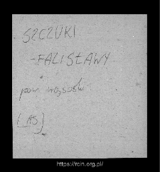 Barany. Files of Wizna district in the Middle Ages. Files of Historico-Geographical Dictionary of Masovia in the Middle Ages