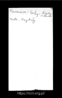Brychy. Files of Wizna district in the Middle Ages. Files of Historico-Geographical Dictionary of Masovia in the Middle Ages