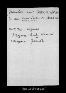 Kamińskie. Files of Wizna district in the Middle Ages. Files of Historico-Geographical Dictionary of Masovia in the Middle Ages