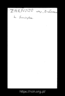 Żarnowo. Files of Wizna district in the Middle Ages. Files of Historico-Geographical Dictionary of Masovia in the Middle Ages