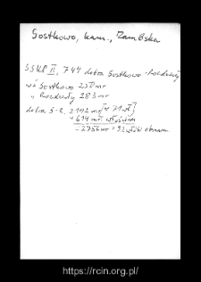 Gostkowo. Files of Kamienczyk district in the Middle Ages. Files of Historico-Geographical Dictionary of Masovia in the Middle Ages