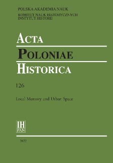 Acta Poloniae Historica T. 126 (2022), Title page, Contents, Contributors