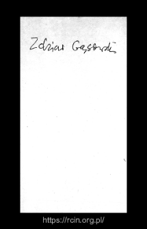 Zdziar Gąsowski. Files of Bielsk district in the Middle Ages. Files of Historico-Geographical Dictionary of Masovia in the Middle Ages