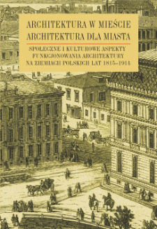 Rozplanowanie kondygnacji mieszkalnych w śródmiejskich kamienicach warszawskich na przełomie XIX i XX wieku