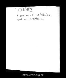 Tch&oacute;rz. Files of Plock district in the Middle Ages. Files of Historico-Geographical Dictionary of Masovia in the Middle Ages