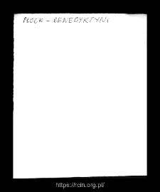 Płock-Benedictines. Files of Plock district in the Middle Ages. Files of Historico-Geographical Dictionary of Masovia in the Middle Ages