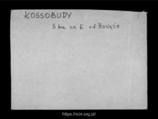 Kossobudy. Files of Raciaz district in the Middle Ages. Files of Historico-Geographical Dictionary of Masovia in the Middle Ages