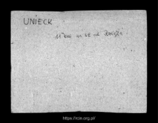 Unieck. Files of Raciaz district in the Middle Ages. Files of Historico-Geographical Dictionary of Masovia in the Middle Ages