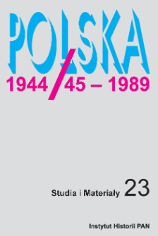Czekając na Balcerowicza. Polityka Białego Domu wobec reform gospodarczych w Polsce w 1989 roku