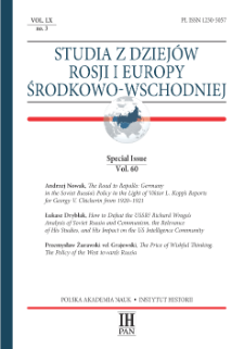 How to Defeat the USSR? Richard Wraga&rsquo;s Analysis of Soviet Russia and Communism, the Relevance of His Studies, and His Impact on the US Intelligence Community