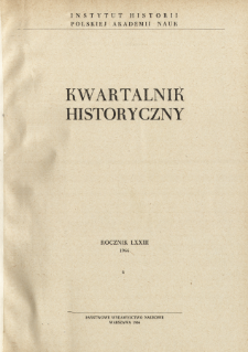 Ze studi&oacute;w nad strukturą agrarną ziem polskich w XIX I XX wieku