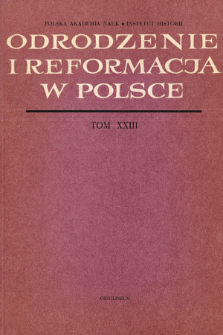 Z dziej&oacute;w humanizmu w Polsce. Kto z Polak&oacute;w sprawował lekturę retoryki w Uniwersytecie Bolońskim w roku 1519-1520?
