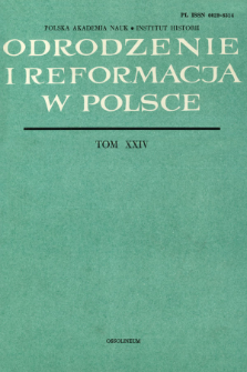 Między marzeniem a rezygnacją. W kręgu utopijnych oraz biblijnych legend XVI wieku