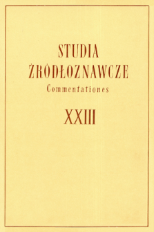 Studia Źr&oacute;dłoznawcze = Commentationes T. 23 (1978), Artykuły recenzyjne i recenzje