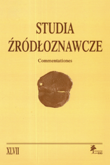 Spis książek klasztoru franciszkanów w Chełmnie z drugiej połowy XIII wieku