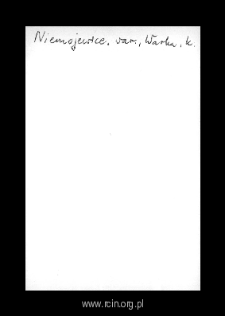 Niemojewice, now part of Warka. Files of Warka district in the Middle Ages. Files of Historico-Geographical Dictionary of Masovia in the Middle Ages