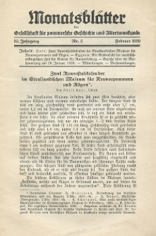 Monatsbl&auml;tter Jhrg. 53, H. 2 (1939)