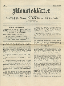 Monatsbl&auml;tter Jhrg. 32, H. 2 (1918)