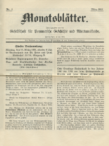 Monatsbl&auml;tter Jhrg. 32, H. 3 (1918)