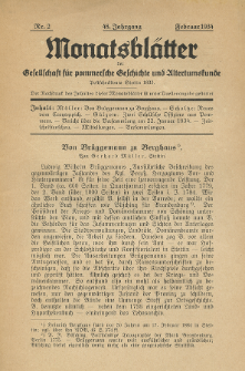 Monatsbl&auml;tter Jhrg. 48, H. 2 (1934)
