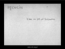 Pęchcin. Kartoteka powiatu niedzborskiego w średniowieczu. Kartoteka Słownika historyczno-geograficznego Mazowsza w średniowieczu