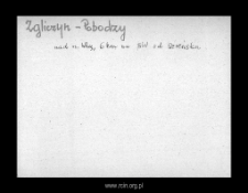 Zgliczyn-Pobodzy. Files of Szrensk district in the Middle Ages. Files of Historico-Geographical Dictionary of Masovia in the Middle Ages