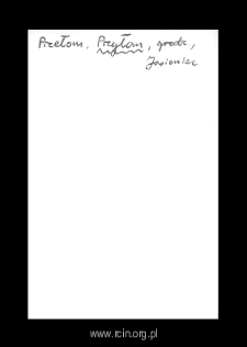 Przyłom. Files of Grojec district in the Middle Ages. Files of Historico-Geographical Dictionary of Masovia in the Middle Ages