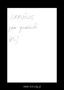 Siw&oacute;w. Files of Grojec district in the Middle Ages. Files of Historico-Geographical Dictionary of Masovia in the Middle Ages